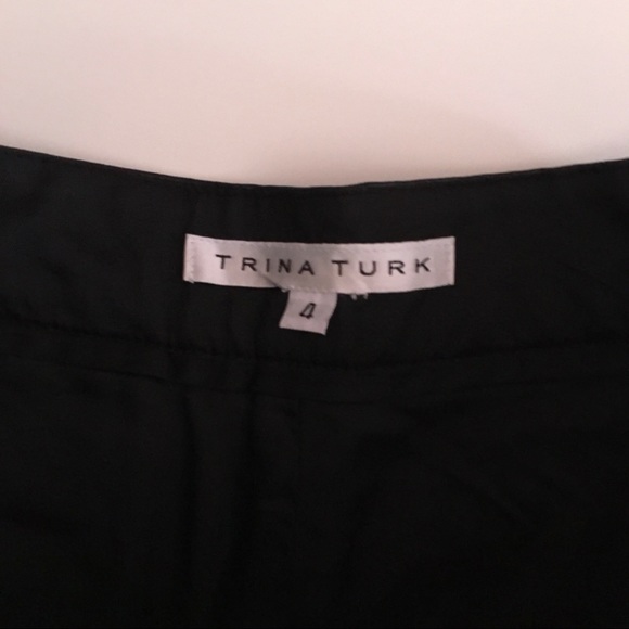 Trina Turk Tweed and Black Leather Shorts - Picture 11 of 15